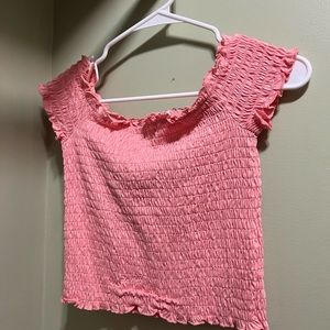 Runched Crop Top